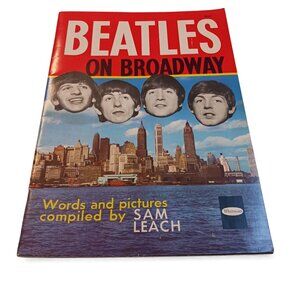 Vintage 1964 The Beatles on Broadway Magazine Whitman Sam Leach | First US Visit